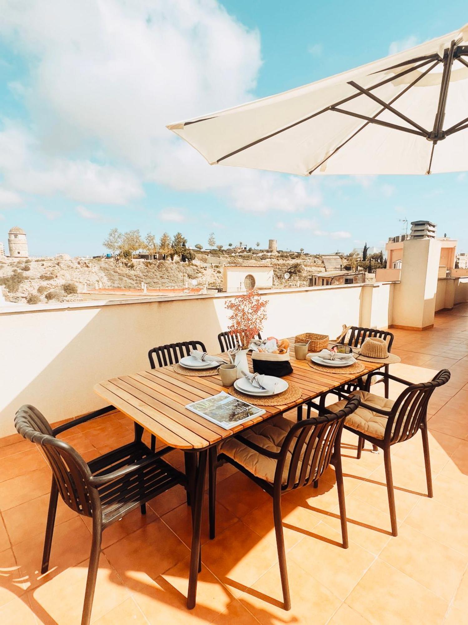 Casa Jara- With A Private Terrace 360 Views In Old Town - Free Parking Apartment Cartagena Luaran gambar